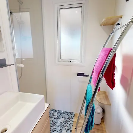 Ferienhaus Mobil Domaine Avec Piscine Proche La Parée Preneau